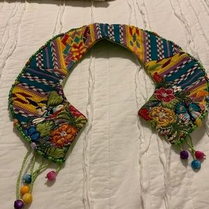 Beautiful hand made,beaded,embroidered collar.